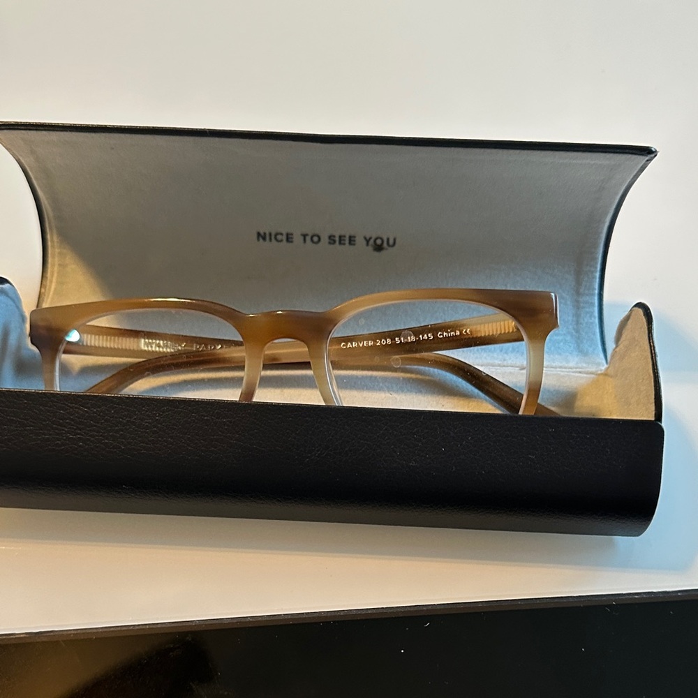 Warby Parker Black Eyeglasses Case